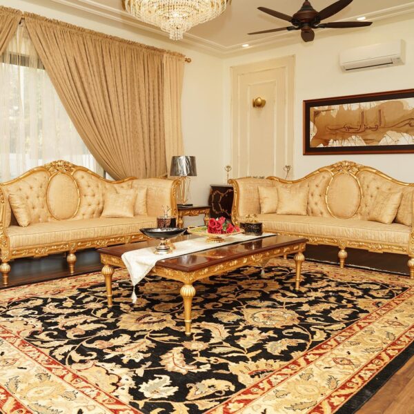 7 seated wooden sofa set made in rosewood