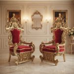 Asian Wedding Golden Chairs - Image 2