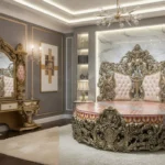 classical round bed designs