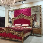Golden flower model bed design