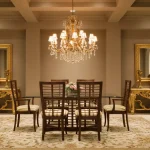 strip rod dining set DP-87