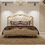 king size bed side tables and dressing luxury bed