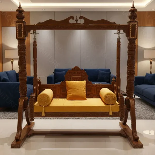 wooden swing for small houses