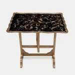 Midnight Gold Folding Table