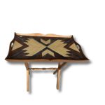 bold geometric folding tea table
