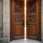 Carved Wood Front Door Pakistan – Heritage Style