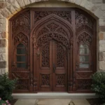 Wooden Front Doors Middle East – Custom Artistry