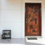 Solid Teak Wood Front Door