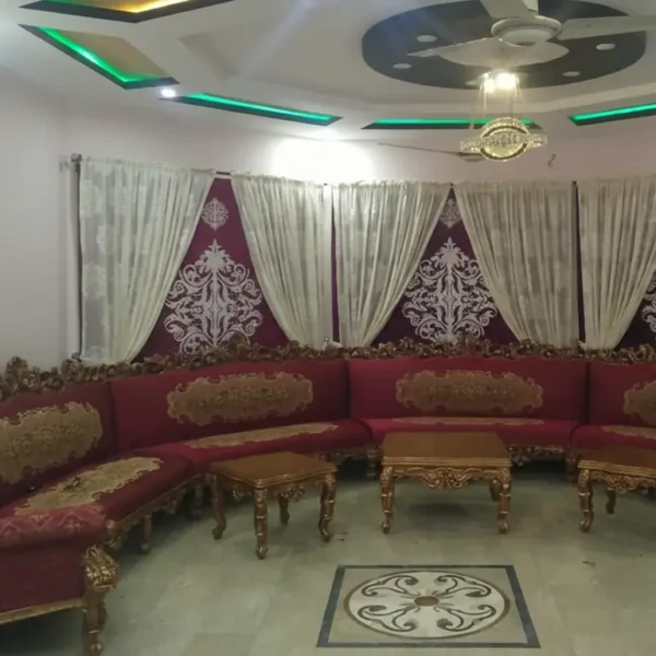 Arabic Sofa in Rosewood – Handcrafted by Haq Bahoo Furniture