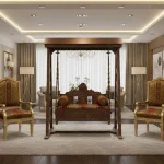 handmade rosewood wooden jhula for home
