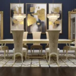 Table à manger design en bois massif
