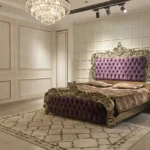 hand made luxury classical baroque bed designs made in pakistan
