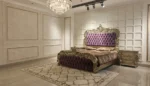 hand made luxury classical baroque bed designs made in pakistan