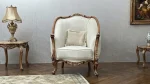 Handmade 7 Seater Luxury Classic Carved Wood Sofa Set for Sale in Karachi - Image 2