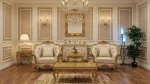 Elegant 7 seater living room sofa set handcrafted in Chiniot Pakistan