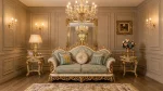 Wooden Sofa Set Designs – Hand-Carved Luxury Sofa Set - Image 2